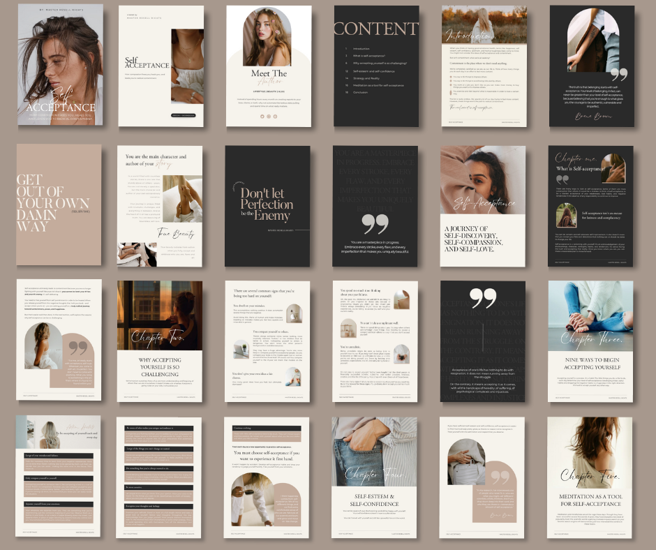 Self Acceptance eBook & WorkBook