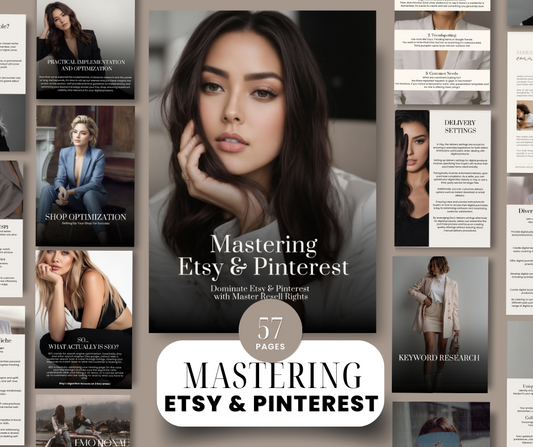 Mastering Etsy And Pinterest eBook