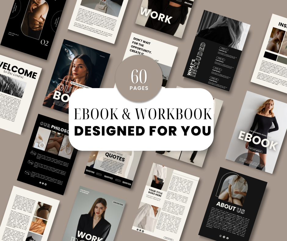 60 Page Luna Design eBook + WorkBook