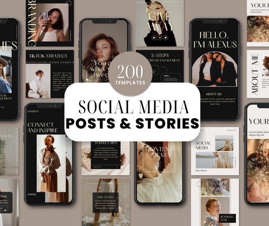 200 Social Media Design Instagram Bundle