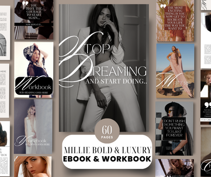 Millie Bold And Luxury Design eBook & Workbook