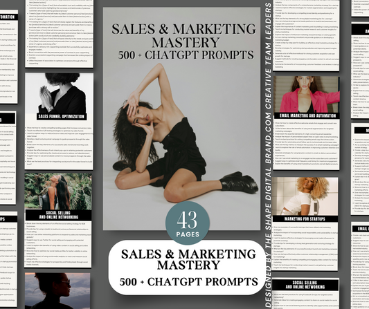 Sales & Marketing Mastery – 500+ ChatGPT Prompts