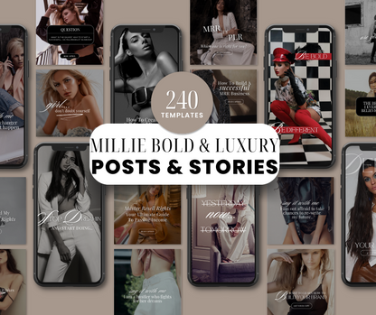 240 Millie Bold And Luxury Social Media