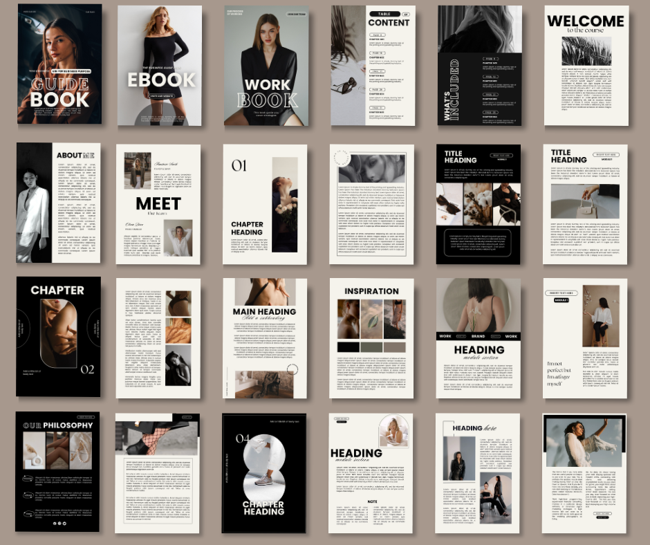 60 Page Luna Design eBook + WorkBook