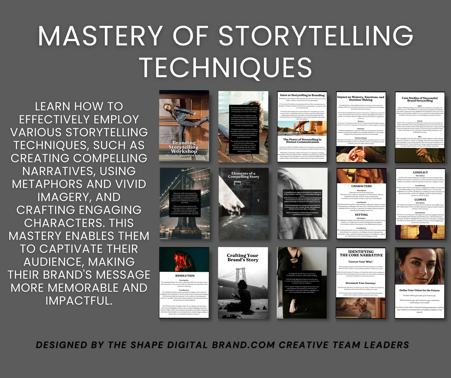 Elevate Your Brand Through the Art of Storytelling : The Essential eBook