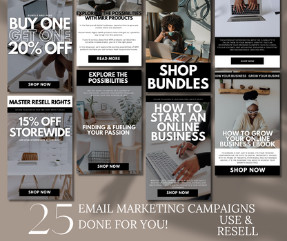 Email Marketing Campaigns - For Klaviyo and Mailchimp